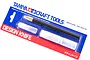 Tamiya Craft Design Knife 74020 in original blue, white, and red blister packaging with spare blades.