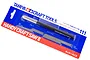 Tamiya Craft Hand Saw II (74111) in its original blue and red blister packaging, showing the handle and two interchangeable saw blades.
