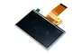 Futaba replacement LCD screen with an attached ribbon cable shown against a plain white background.
