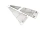 Kyosho sail set featuring two patterned boat sails laid out against a white background.