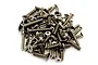 A pile of various metal RC screws with socket heads shown against a plain white background.