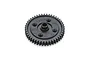 Kyosho black plastic 46T spur gear shown isolated against a clean white background.