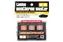 Tamiya Weathering Master Set H containing three powder pigments in Pale Orange, Ivory, and Peach, packaged in a clear plastic case with header card.