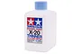 A 250ml bottle of Tamiya X-20 Enamel Paint Thinner with a light blue cap against a white background.
