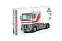 Italeri 1/24 scale Renault AE500 Magnum semi truck plastic model kit box showing the assembled truck.