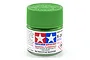 A 10ml jar of Tamiya X-28 Park Green gloss acrylic paint with a green screw-on cap, isolated against a white background.
