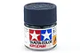 A small glass jar of Tamiya X-3 Royal Blue acrylic paint with a dark blue ridged cap, set against a white background.