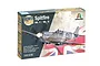 Product box for the Italeri 1/72 Spitfire Mk.V / Mk.IX Aces model kit featuring artwork of a Spitfire fighter plane.