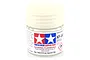 A 10ml glass jar of Tamiya XF-86 Flat Clear acrylic paint with a white plastic cap against a white background.