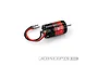 JConcepts Silent Speed 550 size 21-turn brushed RC motor with pre-soldered wires and bullet connectors against a white background.