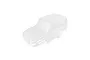 Clear unpainted RC crawler body shell for the RGT 1/10 Intruder displayed on a white background.