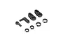 RGT DIG Servo Assembly plastic parts including levers, links, and clips laid out on a white background.