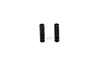 Two black metal gear shafts from RGT, displayed vertically against a plain white background.