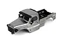 Grey RGT 1/10 Challenger pre-painted RC crawler body shell shown from a high-angle studio view against a white background.