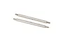 Two metal threaded linkages shown on a clean white background.