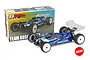 Team Associated RC10B84.1 1/10 scale 4WD electric off-road buggy kit displayed alongside its product packaging box with a red NEW! badge.