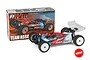 Team Associated RC10B84.1D 1/10 scale 4WD electric off-road buggy displayed alongside its cardboard packaging box.