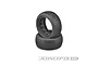 Two JConcepts 2.2 inch Ellipse front RC buggy tyres with textured tread and foam inserts visible against a white background.
