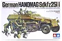Tamiya 1/35 German Hanomag Half-Track (Sdkfz251/1) Scaled Plastic Model Kit 35020