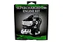 Packaging box for DDA Supercharged LS6 Engine Kit showing an assembled engine photo on the front cover.
