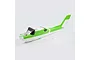 FMS 1220mm RC airplane fuselage in green and white foam against a neutral background.