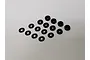 Solaris Factory Pro Aluminium 3x9x3mm Spacers 8Pcs - Black M-AC3130BK