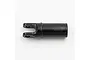 Black metal center driveshaft middle section component for WPL RC, shown against a plain white background.