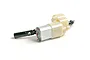 WPL RC gearbox assembly with attached electric motor and drive shafts on a plain white background.