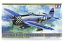 Tamiya 1/48 scale Republic P-47D Thunderbolt Bubbletop plastic model kit box art featuring an illustration of the fighter plane in flight.