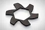 Rovan Black Aluminium Brake Disc Fin 65016B