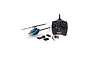 Blade Revolution 155 CP RC helicopter RTF set with Spektrum DXS transmitter, LiPo battery, charger, and USB cable.