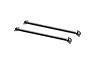 Two ARRMA RC drive shafts with ball joints at both ends, shown against a plain white background.