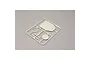 Kyosho Seawind plastic parts tree D on a plain grey background