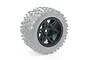 ARRMA 2.0/2.2" RAIDER Rear Black Rims 2Pcs AR510039