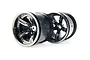 ARRMA 2.2" VORTEKS Chrome Black Rims 2Pcs AR510032
