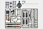 Heng Long German Panther Tank accessory pack featuring plastic parts sprues, decal sheet, commander figurine, and metal antenna.