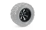 ARRMA 2.8" GRANITE Black Rims 2Pcs AR510050