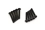 Ten black ARRMA 3x22mm button head screws arranged in two rows of five against a white background.