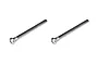 Two ARRMA 3x37.5mm suspension pins shown side-by-side against a white background.