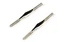 Two ARRMA 3x48mm metal turnbuckles shown side-by-side on a white background.