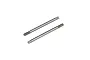 Two ARRMA 45mm metal shock shafts for RC vehicles, shown against a plain white background.
