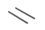 Two identical silver-coloured metal suspension pins shown from an isometric angle against a white background.