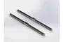 Two silver-coloured metal turnbuckles for RC vehicles, shown against a plain white background.