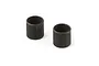 Two small black cylindrical spacers for RC vehicles shown against a white background.
