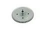 ARRMA steel 50T 1Mod spur gear for RC vehicles, shown from a top-down angle against a white background.