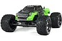 ARRMA Granite BLX 1/10 scale RC monster truck in green and black with aggressive off-road tires.