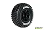 Louise 2.2/3.0" SC-Hummer Tyres on Black Rims - Glued Wheels 2Pcs L-T3224SBTR