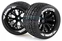 Louise 2.8" MT-Rocket Tyres on Black Rims - Glued Wheels 2Pcs L-T3201B
