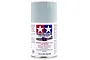 A 100ml can of Tamiya AS-5 Light Blue Luftwaffe spray paint for aircraft models, featuring the Tamiya logo and warning labels on a white background.