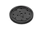 A black ARRMA 81T spur gear for RC vehicles, shown from a top-down angle on a white background.